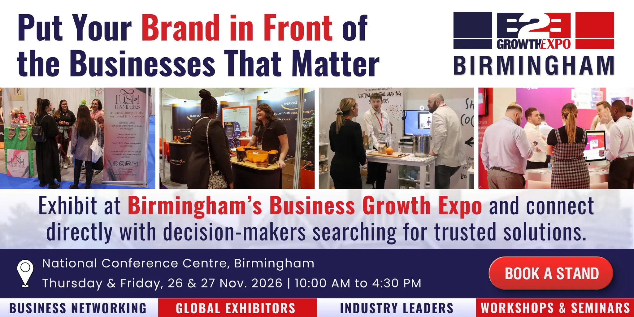 Birmingham B2B Growth Expo 2026| Book Your Stand At Premier B2B Show